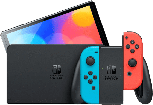 Nintendo Switch OLED Blauw Rood