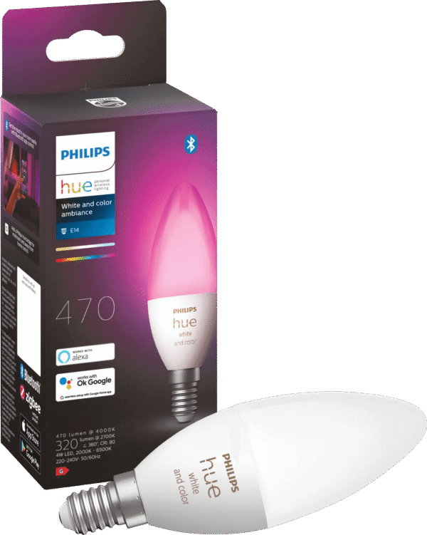 Philips Hue Kaarslamp White and Color E14 Losse lamp
