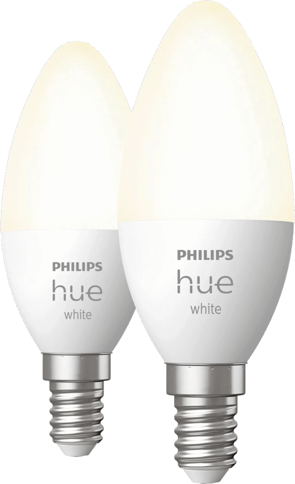 Philips Hue Kaarslamp White E14 Duo pack