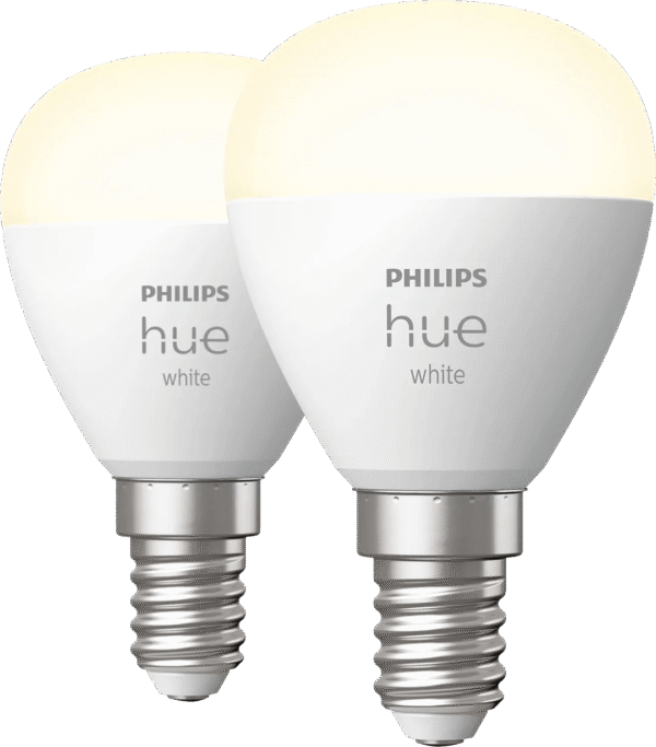 Philips Hue Kogellamp White E14 Duo pack