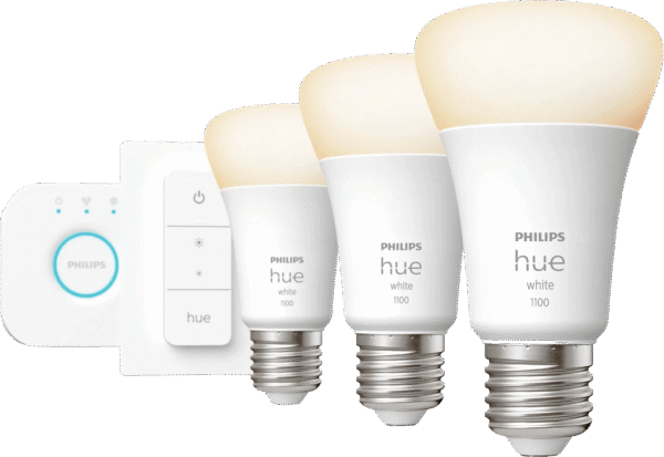 Philips Hue White Starter Pack E27 met 3 lampen
