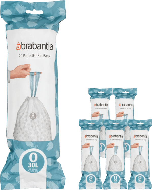 Brabantia Vuilniszakken Code O - 30 Liter (120 stuks)