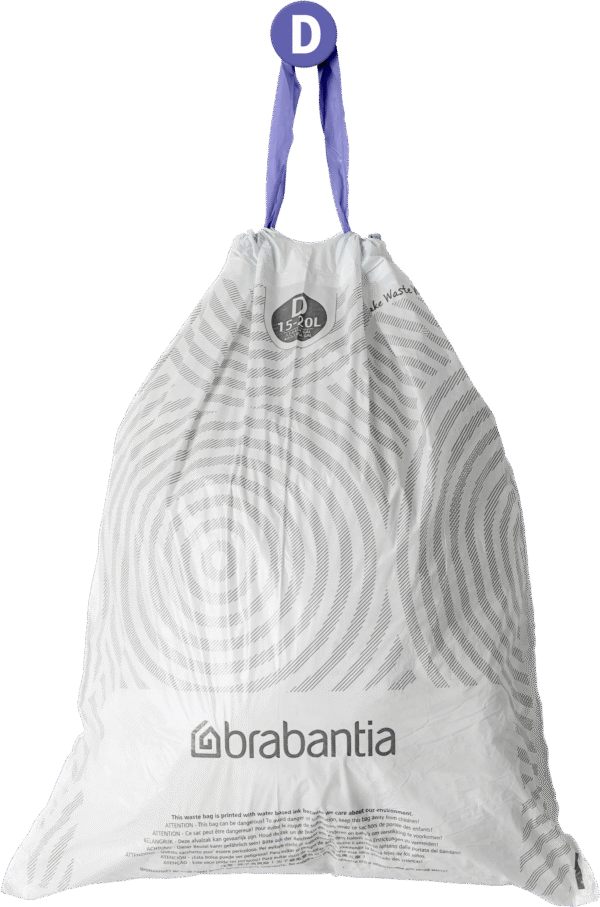 Brabantia Vuilniszakken Code D - 15-20 Liter (120 stuks)
