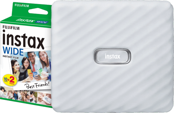 Fujifilm Instax Link WIDE Wit + Fujifilm Instax WIDE Film 10 x 2 pak