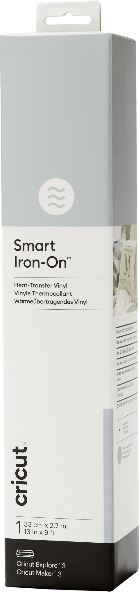 Cricut Smart Iron-on 33x273 Zilver