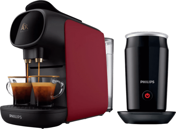 Philips L'OR Barista Sublime LM9012/50 Rood + Melkopschuimer