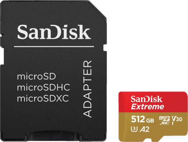 SanDisk MicroSDXC Extreme 512GB 130MB/s