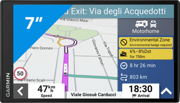 Garmin Camper 795 Camper en Caravan Europa