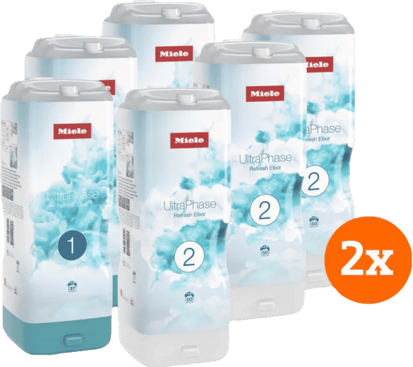 Miele Set UltraPhase Refresh Elixir 1 & 2 (12 flacons) - jaarpakket