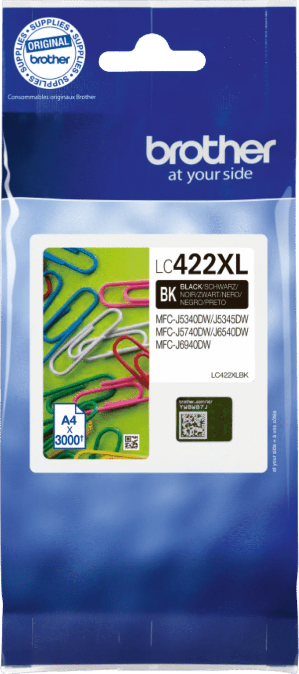 Brother LC-422XL Inkt Zwart