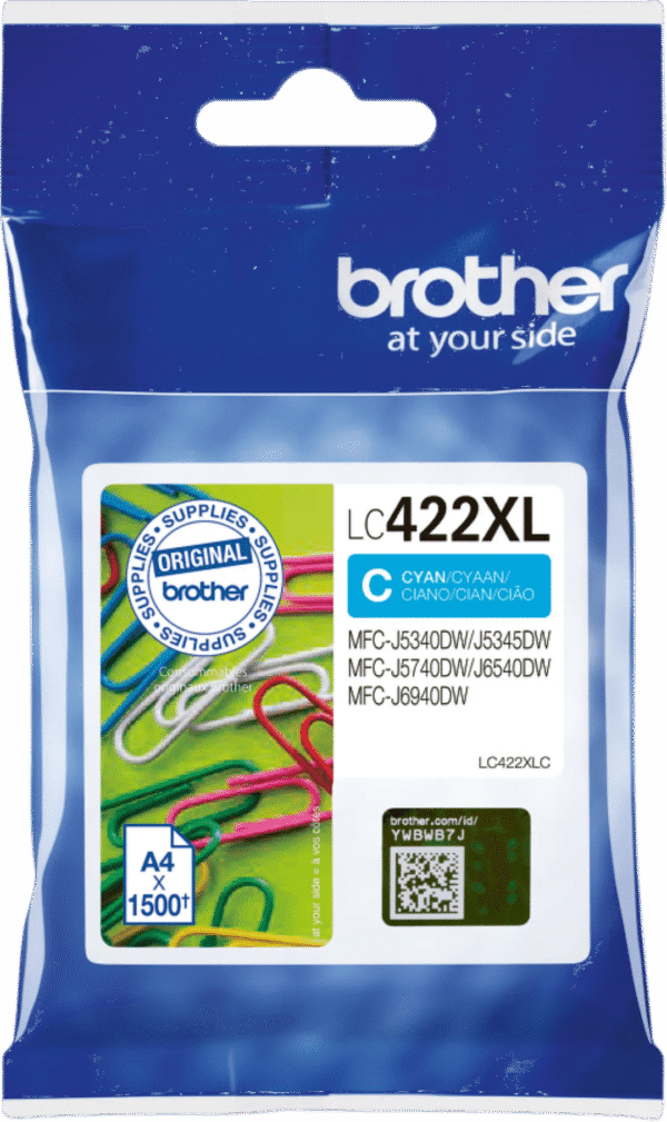 Brother LC-422XL Cartridge Cyaan