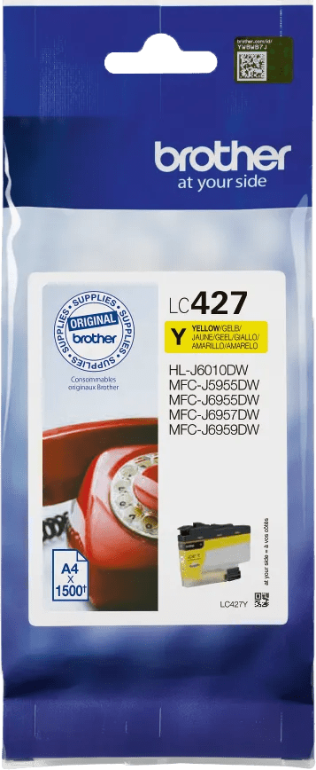 Brother LC-427 Cartridge Geel
