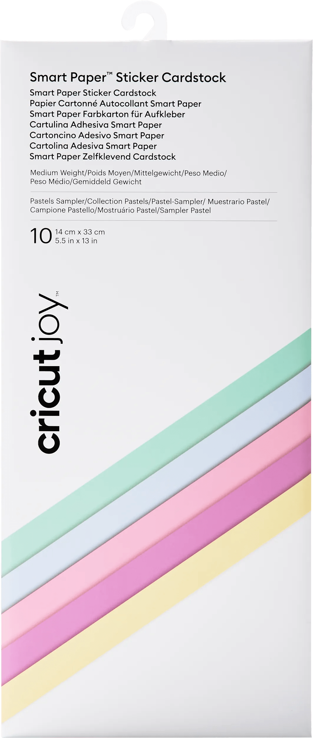 Cricut joy smart sticker cardstock 14 cm x 33 cm pastel 10 pack 1 Cricut joy smart sticker cardstock 14 cm x 33 cm pastel 10 pack
