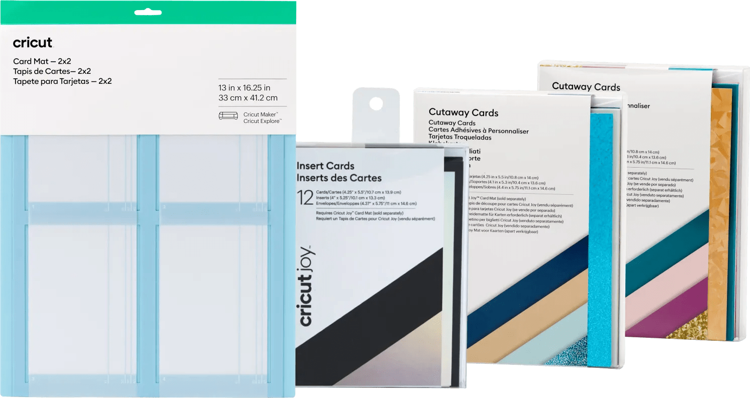 Cricut 2x2 kaartmat startpakket 1 Cricut 2x2 kaartmat startpakket
