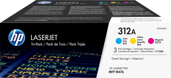 HP 312A LaserJet Toner Cyaan/Magenta/Geel 3-pack