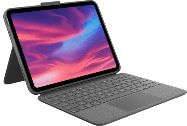 Logitech Combo Touch Apple iPad (2025/2022) Toetsenbord Hoes QWERTY