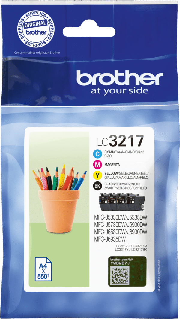Brother LC3217 Cartridge 4-Pack
