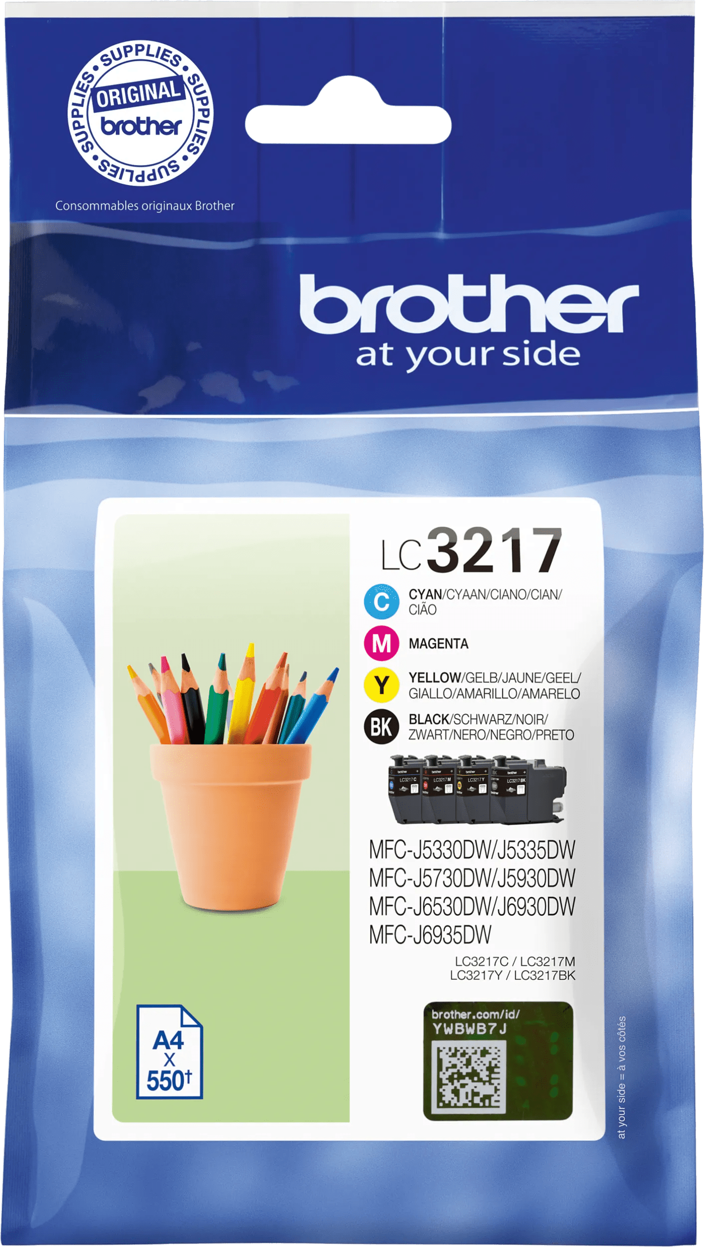 Brother lc3217 cartridge 4-pack 1 Brother lc3217 cartridge 4-pack