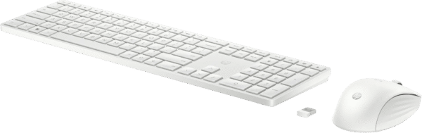 HP 650 Draadloos Toetsenbord en Muis set Wit Qwerty