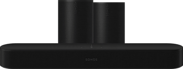 Sonos Beam Gen2 Zwart + 2x Era 100 Zwart