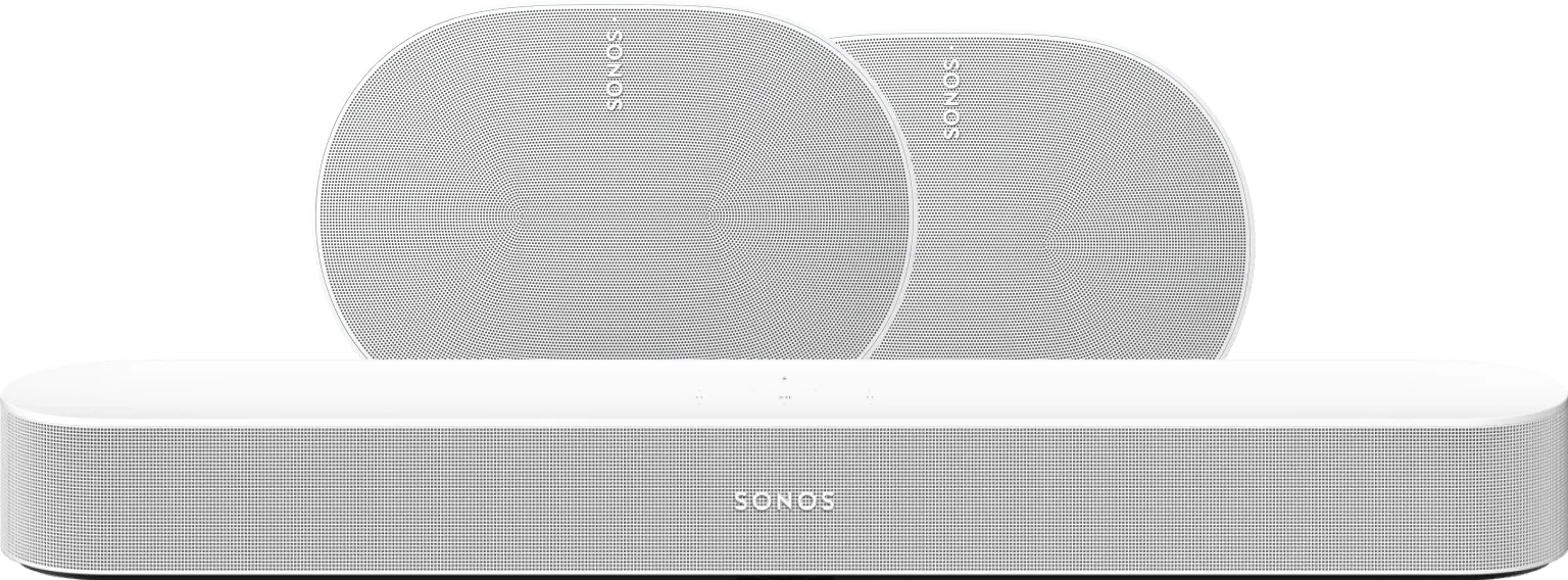 Sonos beam gen2 wit + 2x era 300 wit 1 Sonos beam gen2 wit + 2x era 300 wit