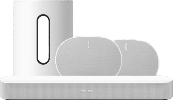 Sonos Beam Gen2 Wit + Era 300 + Sub Mini Wit