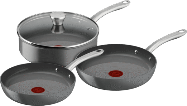 Tefal Renew+ Keramische koekenpannenset 24 + 28 cm + Hapjespan 24 cm