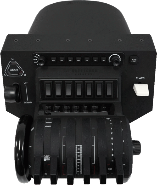 Honeycomb Bravo Throttle Quadrant met Auto Pilot en Annunciator Panel PC