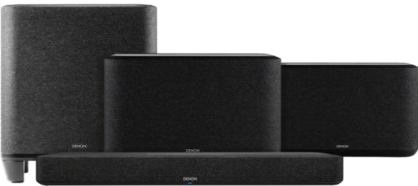Denon Home Soundbar 550 + Denon Home 350 Duopack Zwart + Denon Home Subwoofer