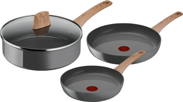 Tefal Renew Keramische koekenpannenset 24 + 28 cm + Hapjespan 24 cm