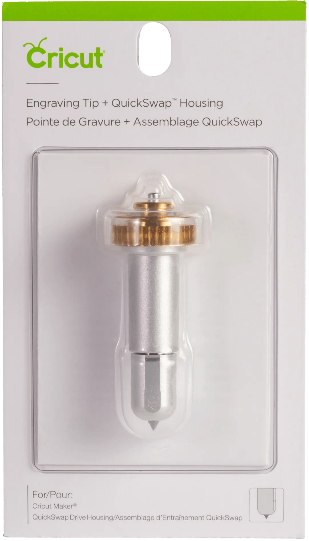 Cricut maker engraving tip met quickswap behuizing 1 Cricut maker engraving tip met quickswap behuizing