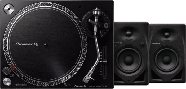 Pioneer DJ PLX 500 Zwart + Pioneer DJ DM-40D-BT Zwart