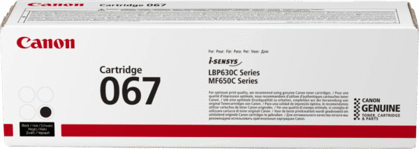 Canon 067 Toner Zwart