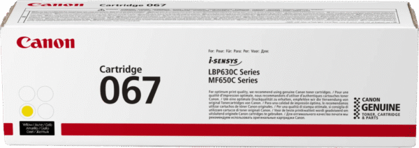 Canon 067 Toner Geel