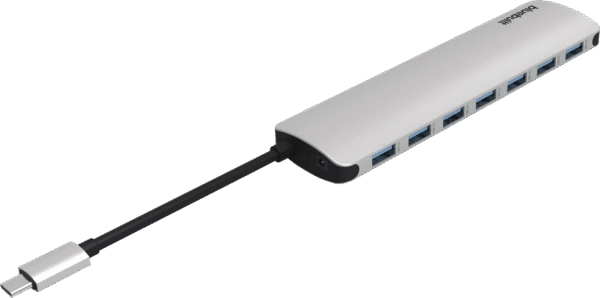 BlueBuilt 7-Poorts USB-C / USB-A 3.0 Hub