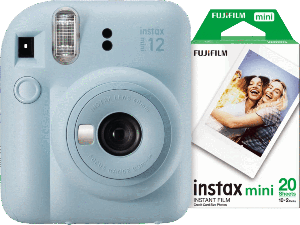 Fujifilm Instax Mini 12 Pastel Blue + Fotopapier (20 stuks)