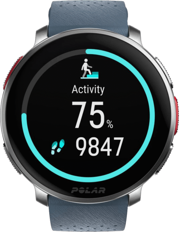 Polar Vantage V3 Zilver/Blauw