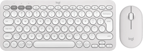 Logitech Pebble 2 Combo Qwerty Wit