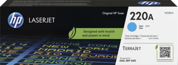 HP 220A LaserJet Toner Cyaan