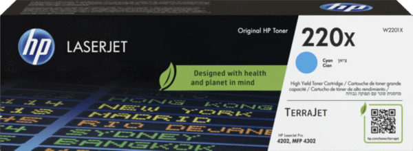 HP 220X LaserJet Toner Cyaan (Hoge Capaciteit)