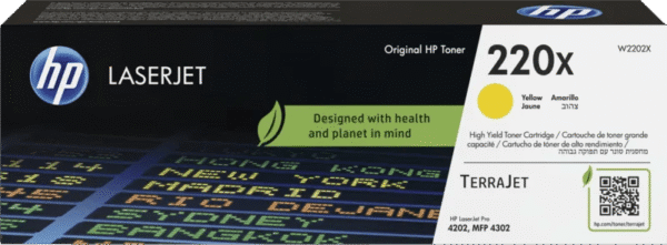HP 220X LaserJet Toner Geel (Hoge Capaciteit)