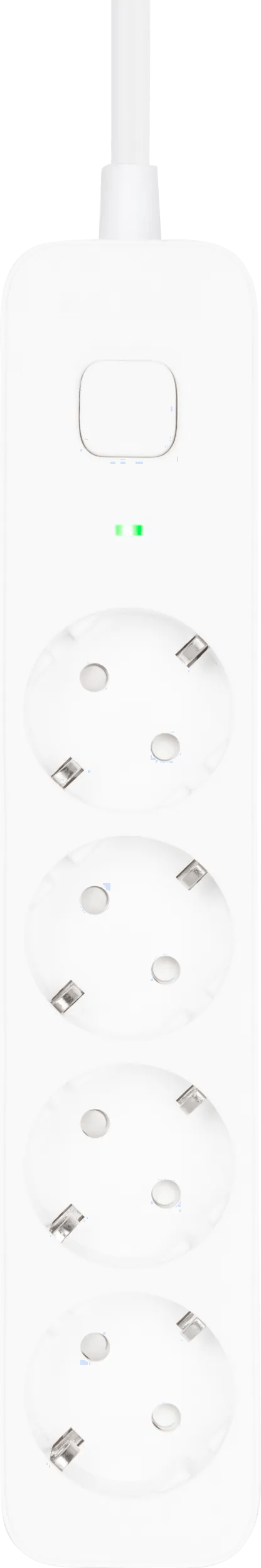 BlueBuilt Stekkerdoos 4-voudig 3 meter Wit