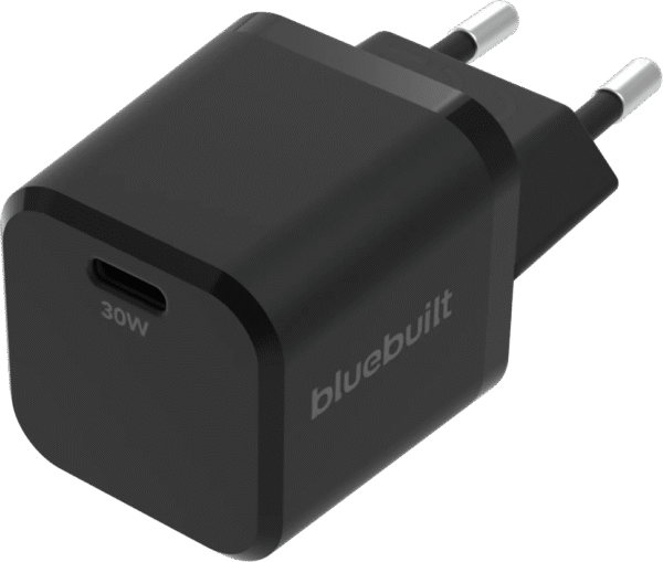 BlueBuilt Power Delivery Oplader met Usb C Poort 30W Zwart