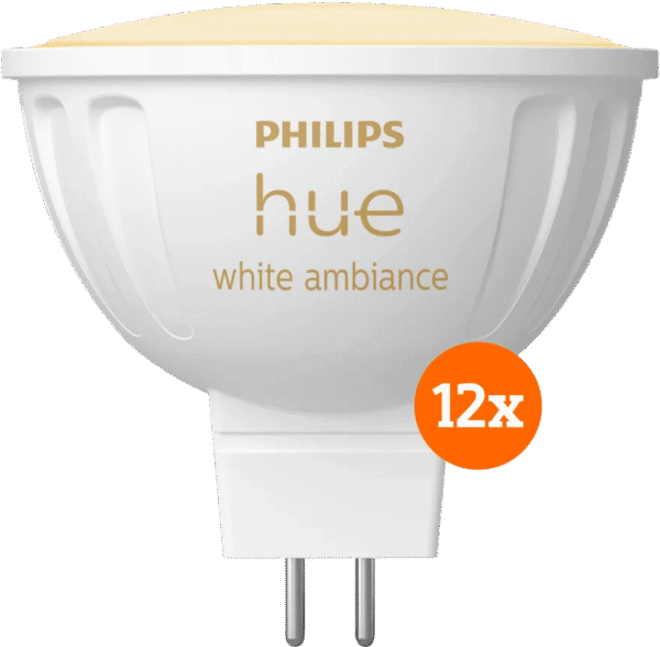 Philips Hue spot White Ambiance MR16 12-pack