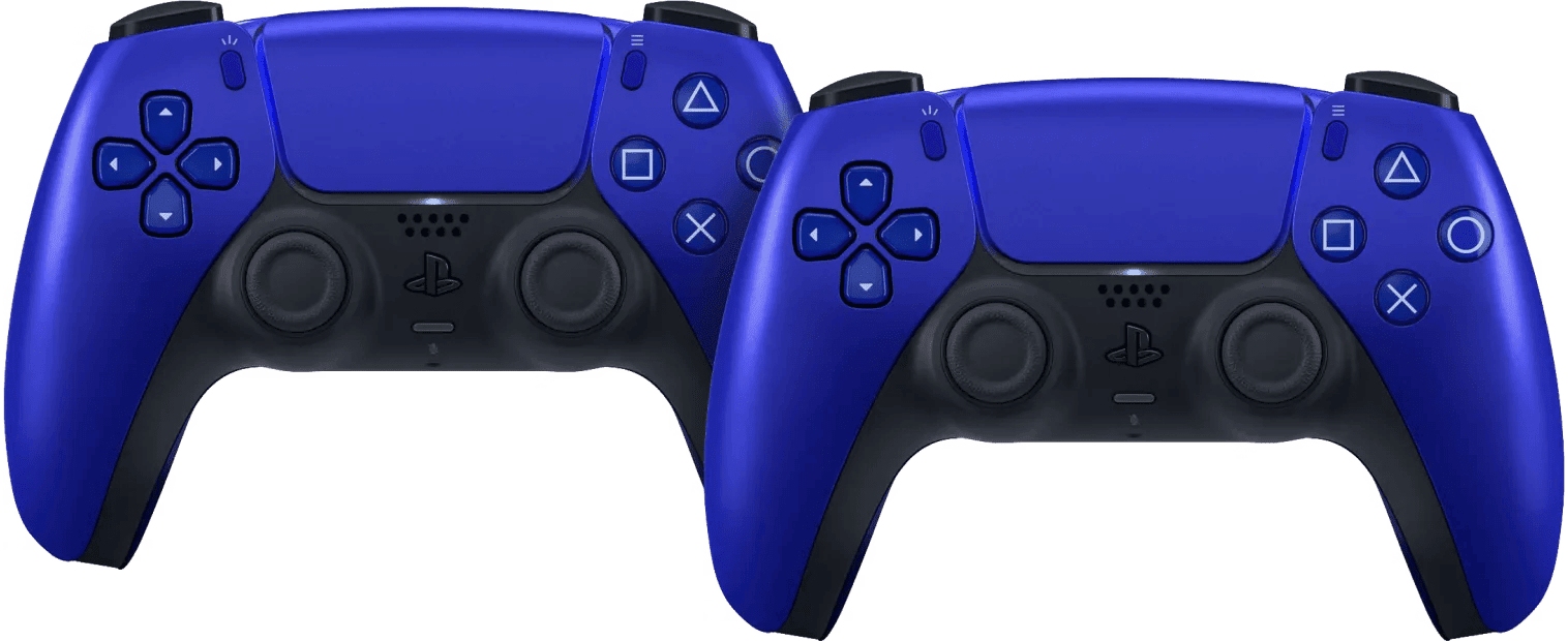 Sony playstation 5 dualsense draadloze controller cobalt blue duo pack 1 Sony playstation 5 dualsense draadloze controller cobalt blue duo pack