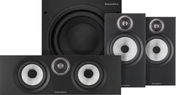 Bowers & Wilkins HTM6 S3 + 606 S3 (per paar) + ASW610 Zwart