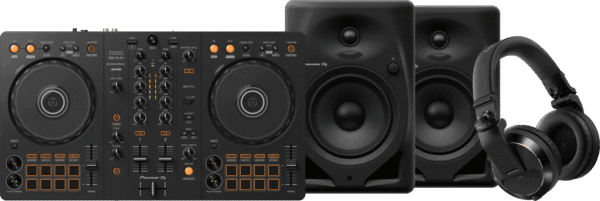 Pioneer DJ DDJ-FLX4 + Pioneer DJ HDJ-X7 Zwart + Pioneer DJ DM-50D Zwart