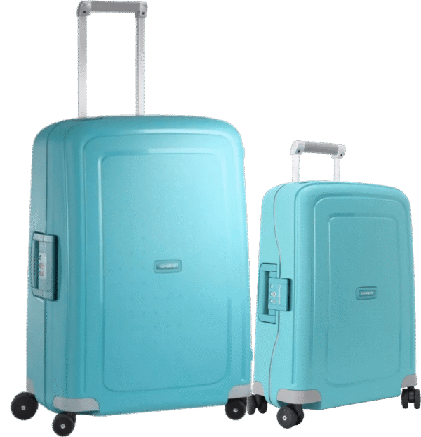 Samsonite S'cure Spinner 55+69cm Aqua Blue Kofferset