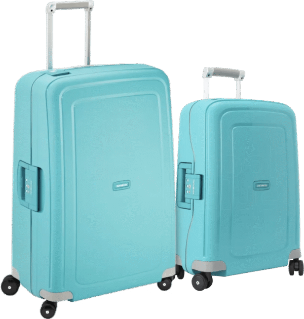 Samsonite S'Cure Spinner 55+75cm Aqua Blue