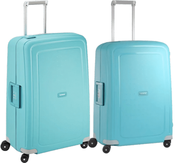 Samsonite S'Cure Spinner 69+75cm Aqua Blue Kofferset